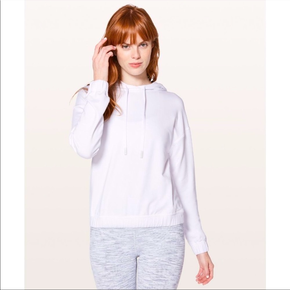 Lululemon Twisted and Tucked Pullover White